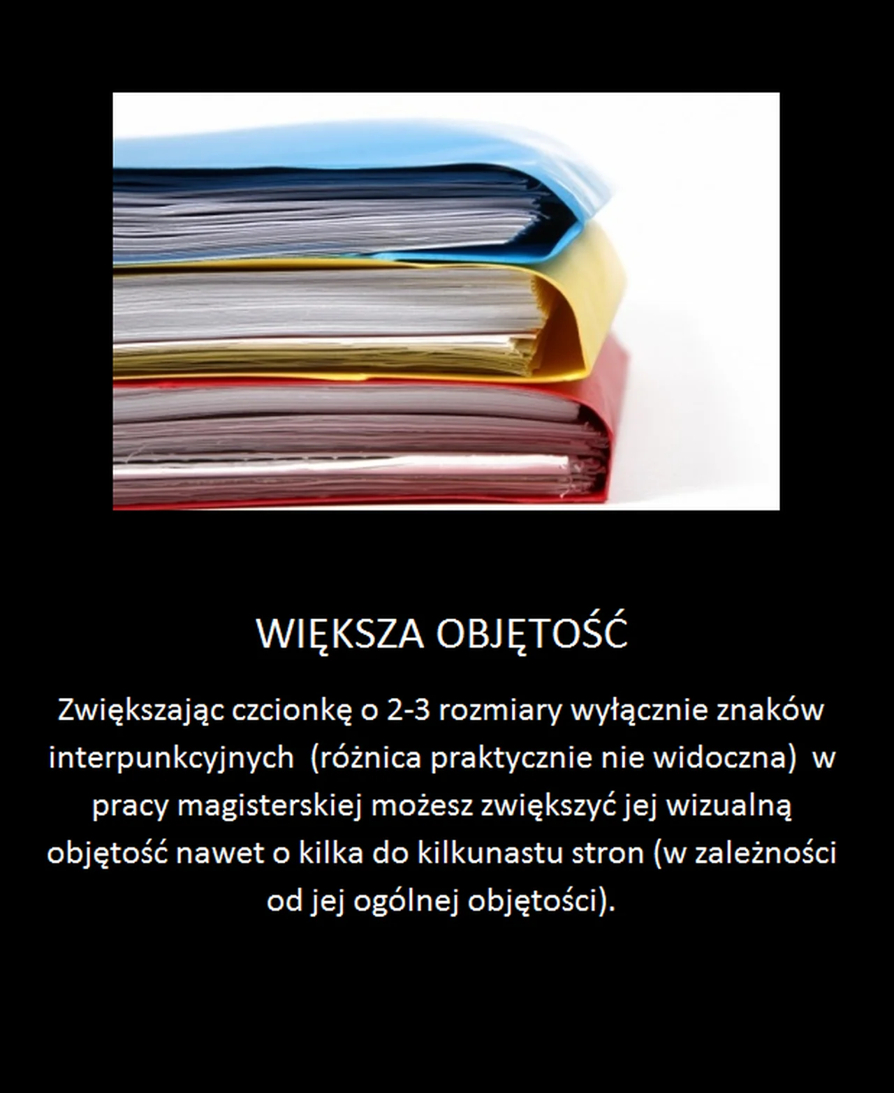 Prosty trik na większą objętość pracy magisterskiej!