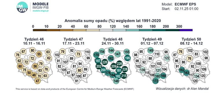 Zdjęcie Wiadomo, kiedy spadnie pierwszy śnieg! Prognozy IMGW pokazują, w  których dniach można spodziewać się anomalii #4
