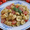 Makaron w sosie bazyliowym