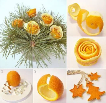 Dekoracje z suszonych pomarańczy