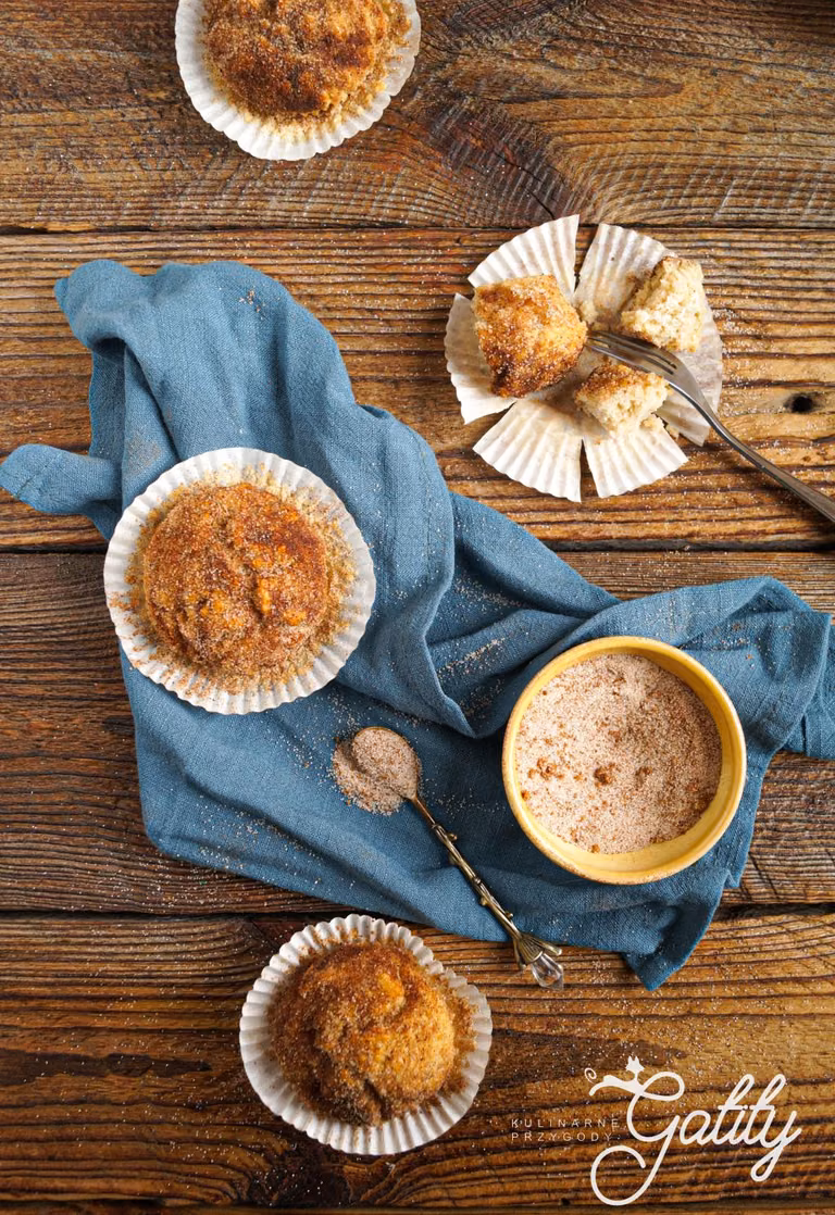 Muffiny jak pączki (dought muffins)