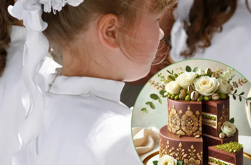 Nowy HIT na komunijnych stołach?! Dubajskie torty i serniki zdominują sezon 2025