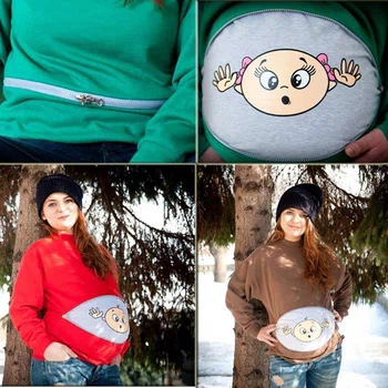 Super bluza ciążowa - w sam raz na zimę