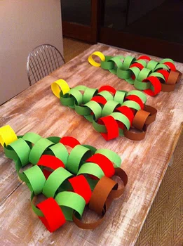 Papierowe dekoracje na choinkę