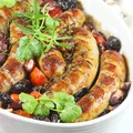 Biała kiełbasa pieczona