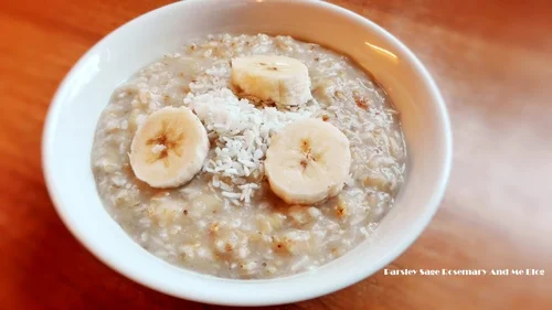 Bananowa owsianka (wegańska)