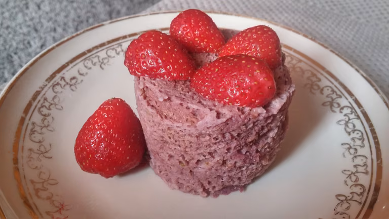 Truskawkowy Cupcake Śniadaniowy