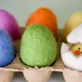 Jajka z filcu