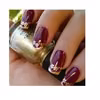 Super manicure z kwiatuszkami