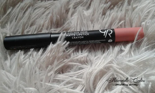 MATTE CRAYON LIPSTICK - MATOWA POMADKA DO UST W KREDCE - GOLDEN ROSE ODCIEŃ 15