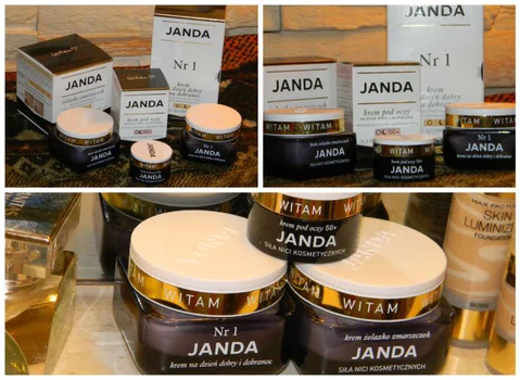 O moją skórę twarzy dbam teraz z kremami Janda