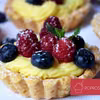 Tartaletki z kremem pâtissière i owocami