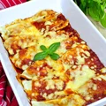 PIEROGI ZAPIEKANE W SOSIE POMIDOROWYM