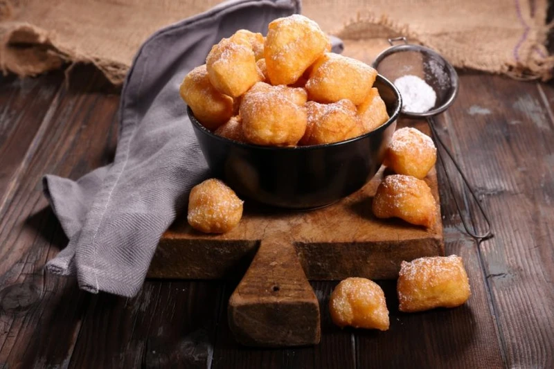 Wegańskie pączki