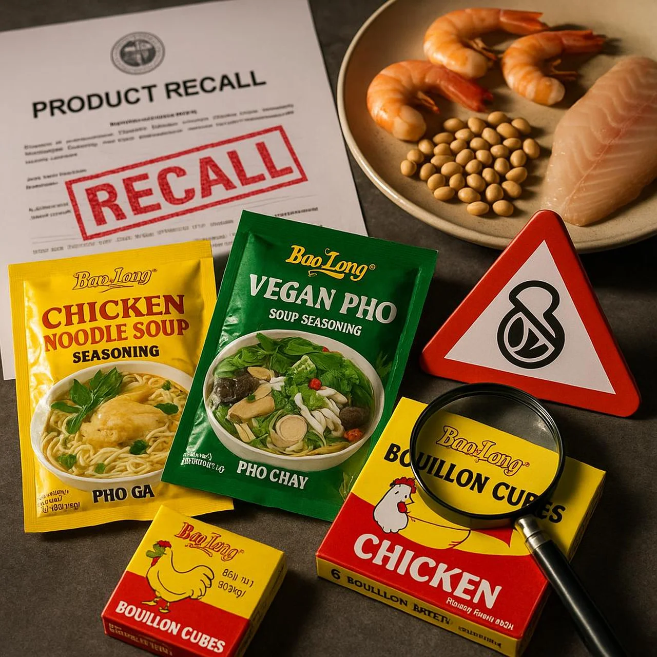 GIS wycofuje przyprawy Bao Long: ukryte alergeny zagrażają zdrowiu konsumentów