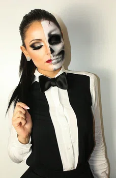 Halloweenowy make-up