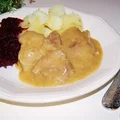 Łopatka  w sosie musztardowym