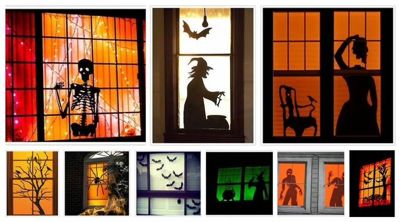 Udekoruj okna na Halloween