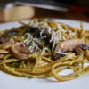 LINGUINI Z PESTO SZPINAKOWO-SZPARAGOWYM