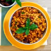 Kasza bulgur z suszonymi pomidorami i ciecierzycą