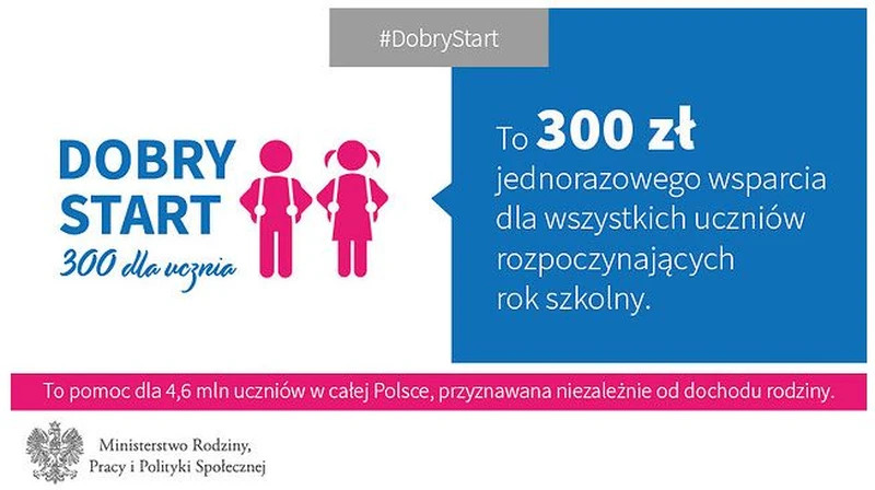 300+ na dziecko w szkole - złóż wniosek zanim będzie za późno!