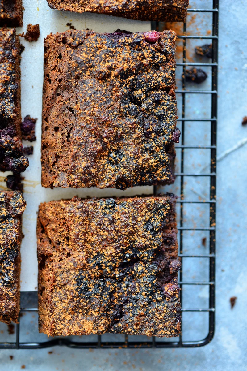 FIT BROWNIE Z JAGODAMI/ BEZ GLUTENU