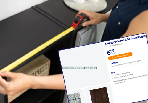Ta folia z Action to szybka metamorfoza za 7 zł! Nowe meble bez malowania i szlifowania i aż 6 modnych wzorów