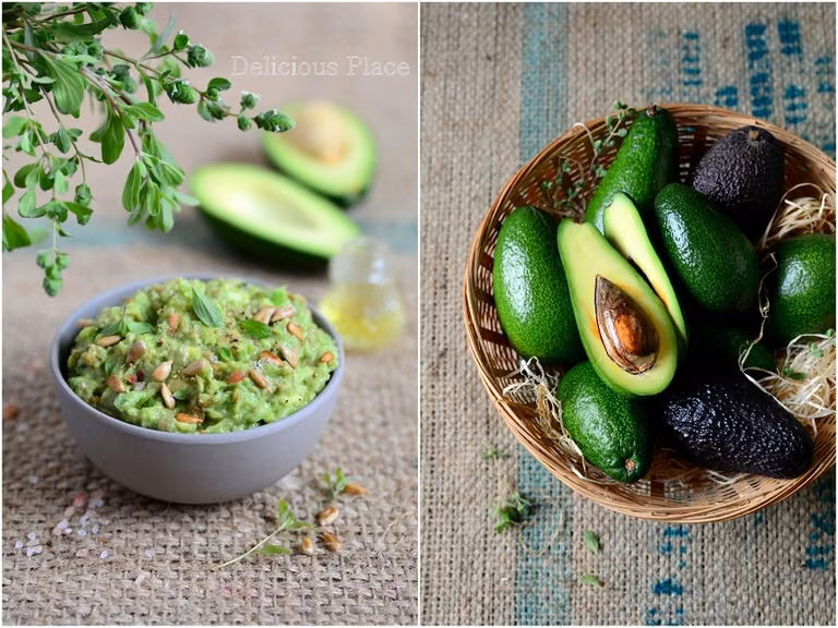 Guacamole z majerankiem i słonecznikiem