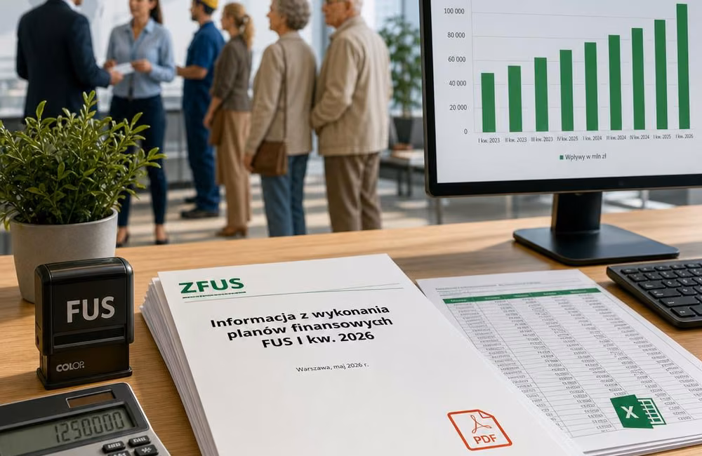 Stabilny start 2026: FUS z wyższymi wpływami składkowymi i stabilną wypłacalnością