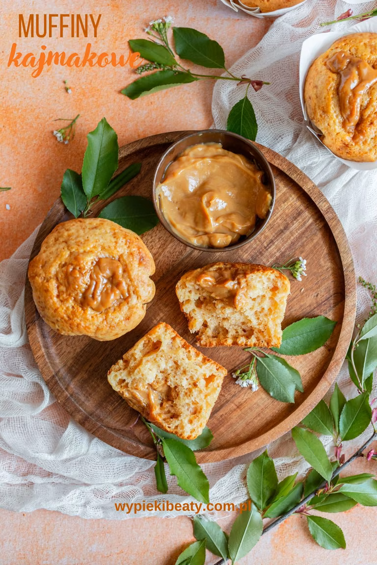 Proste muffiny kajmakowe