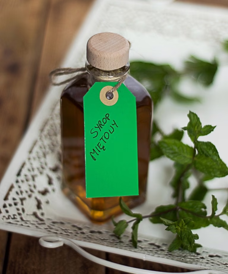 Domowy syrop miętowy