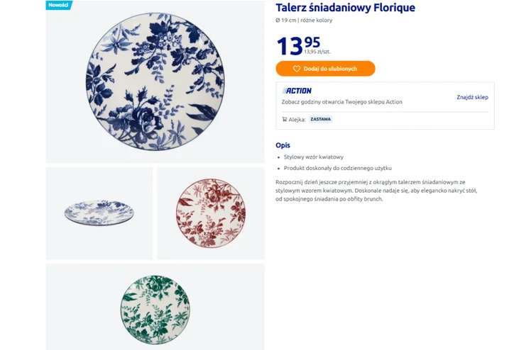 Zdjęcie Te nowe zestawy stołowe z Action robią furorę! Uroczy powrót do czasów Babci - hit rodzinnych imprez #3