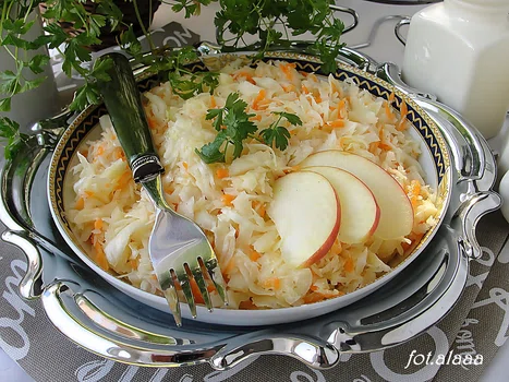 Surówka na wodzie mineralnej