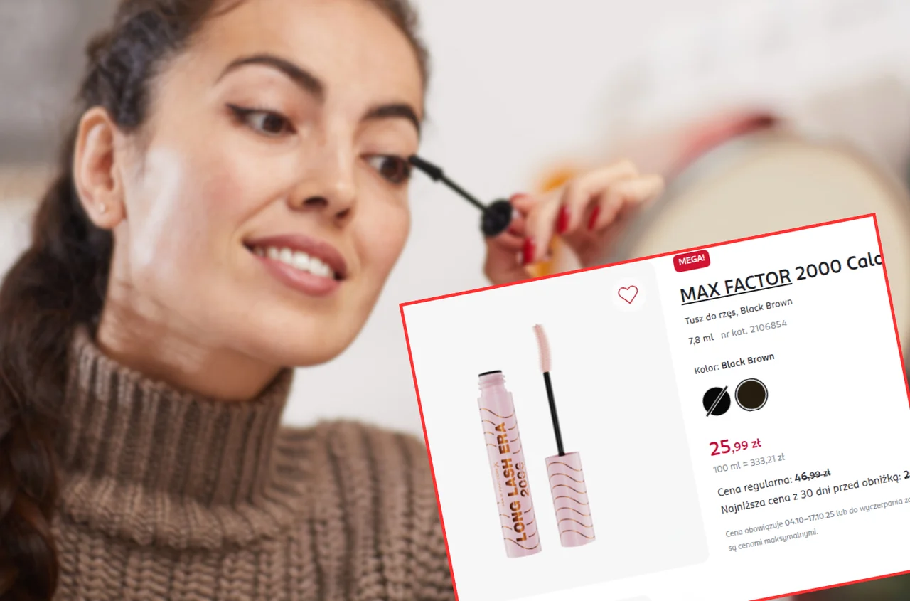 Ten tubingowy tusz do rzęs jest numerem 1 dla tysięcy kobiet! W Rossmannie aż o 20 zł taniej - to ostatni dzień promocji