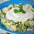 Keto spaghetti Alfredo z kalafiora (Paleo, LowCarb, Wege)