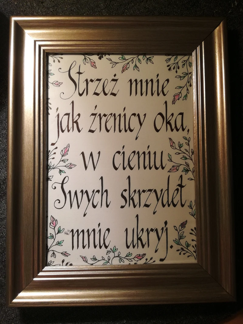 Kaligrafia na Dzień Babci