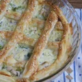 Tarta francuska z kurczakiem i brokułami