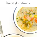 Zupa grzybowa z brązowym ryżem