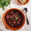 Chorizo w czerwonym winie