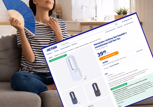 Ten gadżet z Action za 39 zł poprawi komfort w gorące dni! Zamieni mieszkanie lub biuro w chłodną oazę