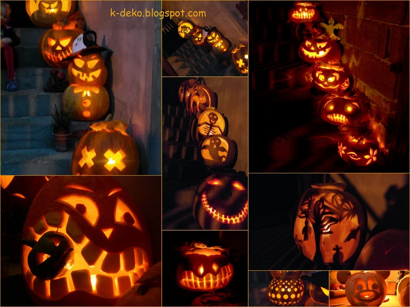 Dynie na Halloween-dużo pomysłów