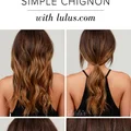 Simple chignon