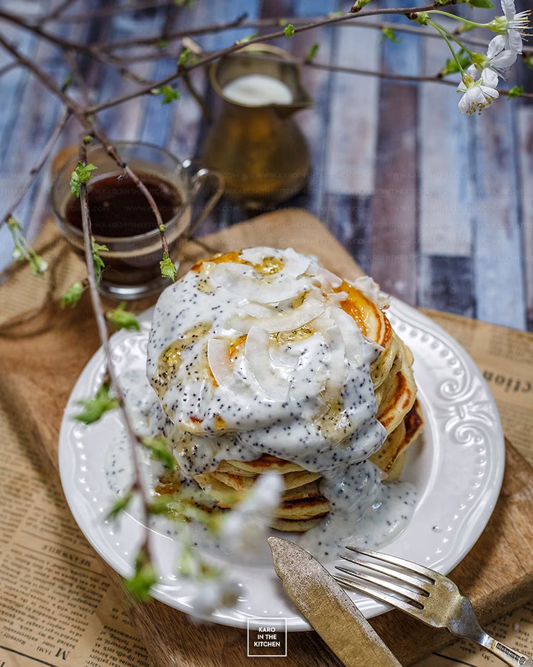 Bardzo puszyste pancakes na maślance