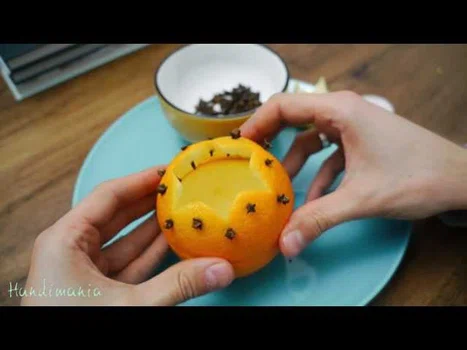 Jak zrobić świeczkę z pomarańczy 