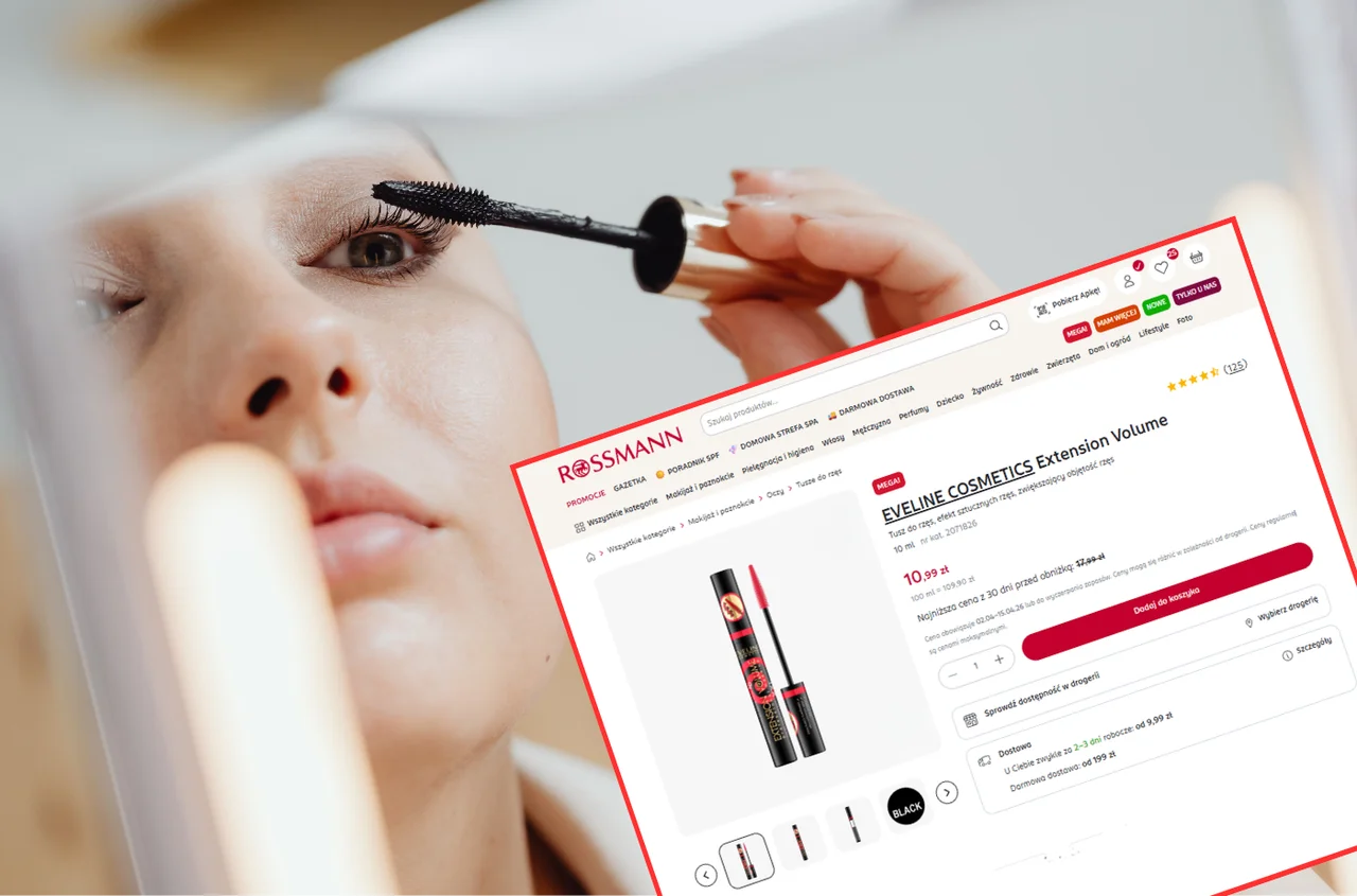 Ten tusz z Rossmanna kosztuje tylko 10 zł i Polki nazywają go cudeńkiem! Efekt jak po przedłużeniu bez grudek i efektu pandy