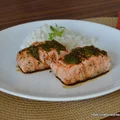 ŁOSOŚ GRILLOWANY W SOSIE TERIYAKI