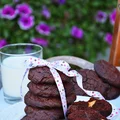 Ciasteczka brownie z białą czekoladą