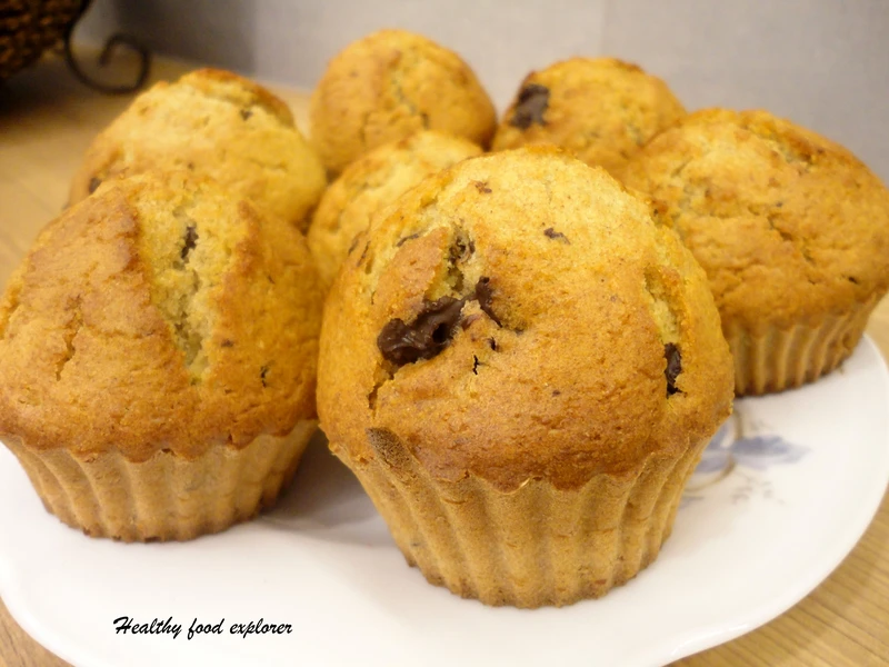 Proste fit muffinki z czekoladą
