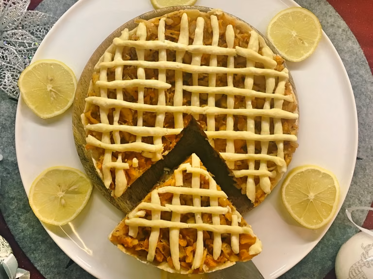 TARTA Z RYBĄ PO GRECKU