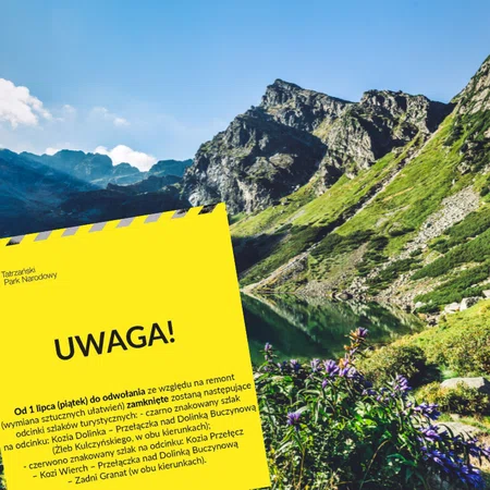 Popularne szlaki w Tatrach zamknięte!